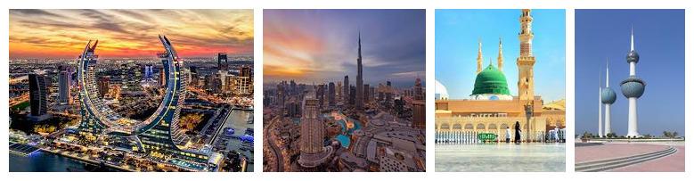 Qatar, Kuwait, Saudi, & Dubai. 